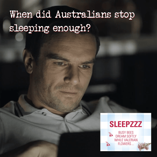 Australian man not sleeping enough