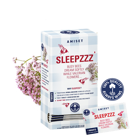 SLEEPZZZ 7 NIGHTS DISPLAY BOX WITH 25x BLISTER PACKS