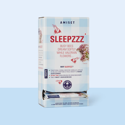 SLEEPZZZ 7 NACHTEN 25PK DISPLAY BOX (25 blisterverpakkingen voor 25 weken) - helpt milde angst te verlichten om een ​​goede nachtrust te bevorderen